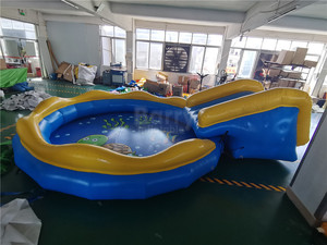 Nouvelle piscine à poissons de petite taille <span class=keywords><strong>pour</strong></span> tout-petits, portable, maison hors sol, piscine gonflable en pvc, piscine à balles amusantes <span class=keywords><strong>pour</strong></span> enfants - Product Image 2