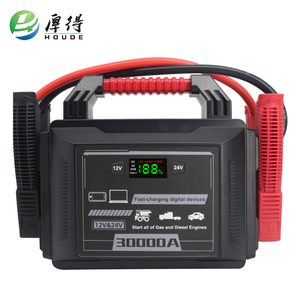 Démarreur de secours robuste 30000A de pointe 12V/24V - Booster d'urgence multi-ports pour <span class=keywords><strong>voiture</strong></span> - Product Image 1