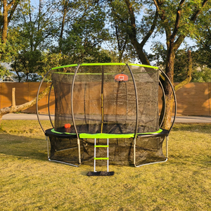 Cama Elástica Larga Zoshine de 10/12/14/16 pies con Estructura de Acero Resistente y Tapete de Salto con Protección UV para Niños - Product Image 2