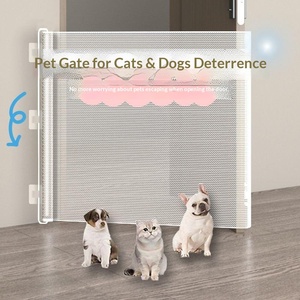 Nouvelle barrière d'isolation intérieure rétractable transfrontalière anti-chats et anti-chiens, sans perçage, réglable en hauteur - Product Image 4