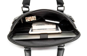 नई शैली ग्रिड हैंडबैग गर्म बेच कस्टम फैशन व्यापार बैग उच्च गुणवत्ता पु चमड़े लक्जरी दूत बैग पुरुषों - Product Image 6