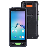 Terminal de Datos Móvil PDA, Colector con Escáner de Código de Barras Android, PDA Resistente de 3+32 GB para Gestión Minorista