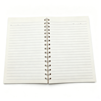 Cuaderno Espiral Superior A5 de Polipropileno, Tapa Dura Brillante de PP, 120 Hojas para Niños y Estudiantes