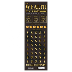 Servicios de Impresión Personalizada de Boletos de Lotería, Tarjetas Rasca y Gana de Extracción Instantánea, Diseño Personalizado, Impresión Digital - Product Image 4