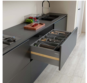 Gabinetes <span class=keywords><strong>de</strong></span> Cocina Duraderos Anti-Rayaduras, Muebles Modulares <span class=keywords><strong>de</strong></span> Diseño Personalizado con Piedra Sinterizada Premium y Correderas <span class=keywords><strong>de</strong></span> Cierre Suave - Product Image 6