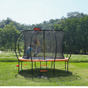 Zoshine bí ngô mô hình <span class=keywords><strong>Trampoline</strong></span> kích thước lớn 8ft 10ft 12ft <span class=keywords><strong>14ft</strong></span> 15ft 16ft an toàn Net PVC Bìa Pad <span class=keywords><strong>Trampoline</strong></span> cho Kid người lớn - Product Image 2
