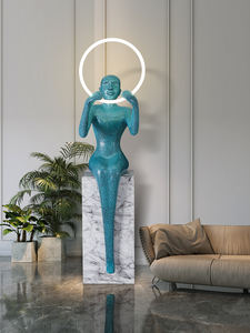 Gran oferta, lámpara de pie, escultura para sala de estar, lámpara de pie, luz de ambiente doméstico, lámpara de pie regulable LED moderna Nórdica - Product Image 3