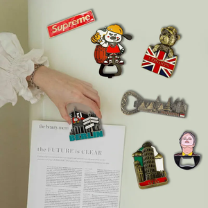 Vente chaude Creative Cartoon Résine Aimant De Réfrigérateur En Trois Dimensions Logo Personnalisé Imprimé En Métal Souvenir Autocollant pour Magnétique - Product Image 6