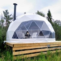 Vente directe d'usine, tente géodésique moderne en PVC personnalisée, tente transparente pour événements