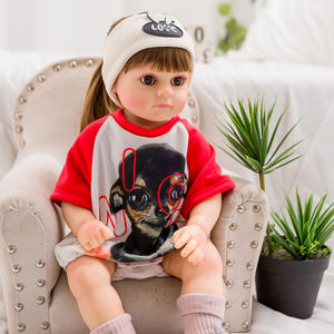 Muñeca Bebé de Vinilo de Alta Calidad, Recién Nacido, 55 cm/22 Pulgadas, Muñecas Bebé <span class=keywords><strong>Reborn</strong></span> de Silicona Realistas, Accesorios para Niñas - Product Image 2