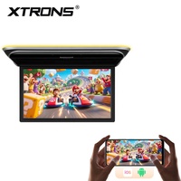 XTRONS Lecteur multimédia de toit de voiture Android 14 avec écran IPS 17,3 pouces Octa Core 4+64 Go 1920x1080 inclinable et entrée HD