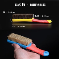 Brosse à chaussures à poils longs, brosse à chaussures pour machine à laver, poils de brosse doux, manche ultra-doux en nano-matériau, objets culturels, linge