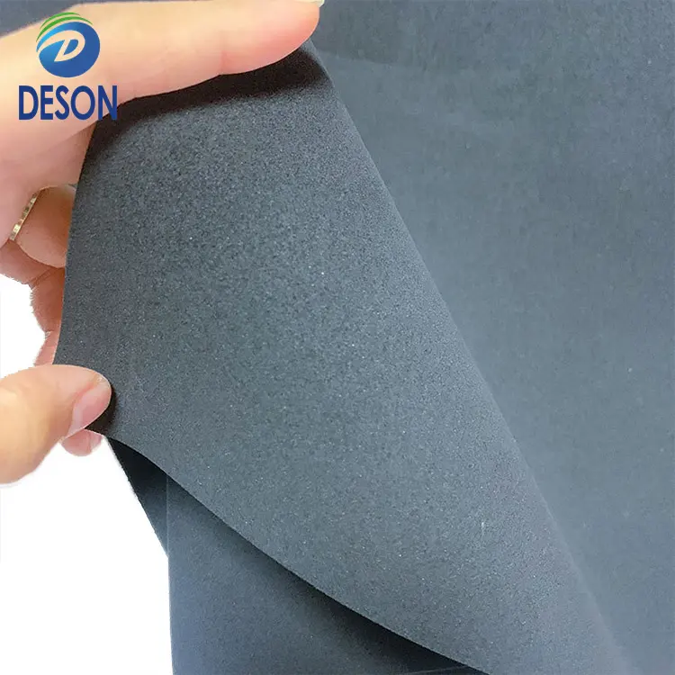 Deson Die-cut punch engraving back rubber flame retardant buffer sound insulation seal closed cell EPDM rubber roll