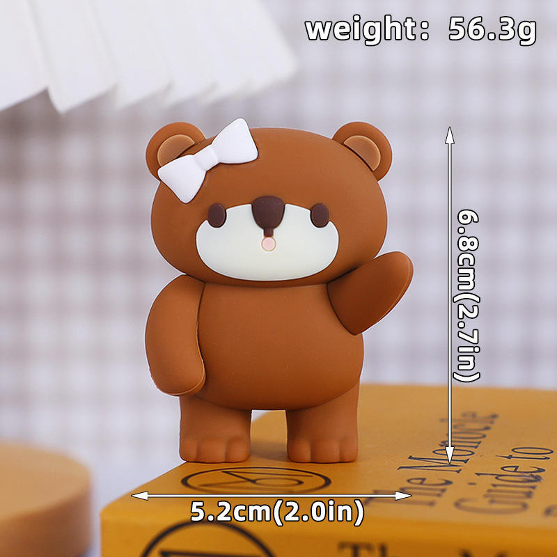 หมีขาวกาวนุ่ม บอกสวัสดี (ราคาขายปลีก 7.6 หยวน)