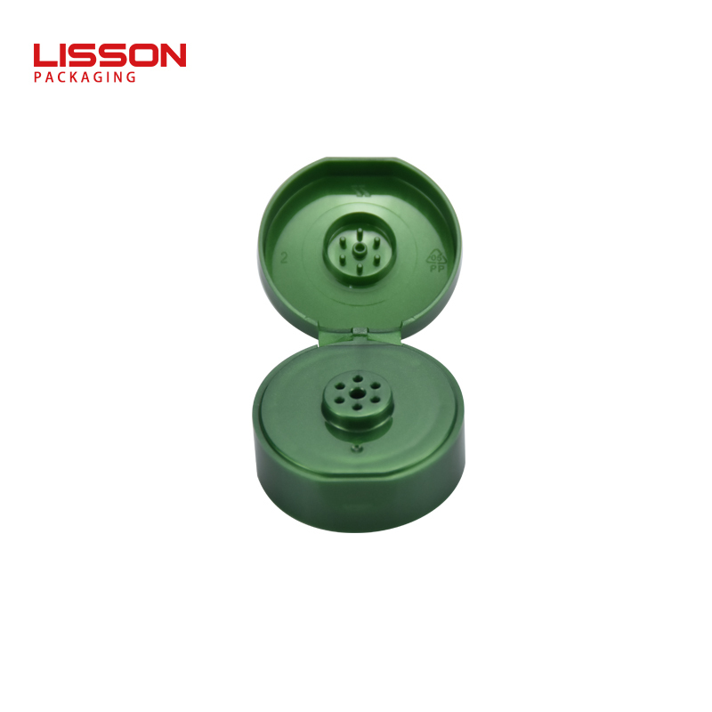 100ml vacío de cuidado de la piel dual Cámara tubo de plástico con tapa flip top