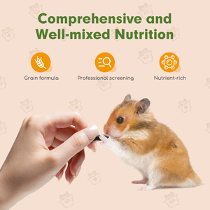 Nobleza 500g cibo Premium criceto integratore sano e gustoso per criceti nani e topi cura della salute degli animali domestici - Product Image 4