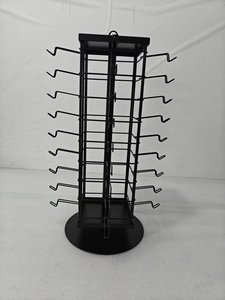 Bán lẻ Eyewear cửa hàng đồ đạc kim loại màu xám 4 cách quay xoay Kính mát hiển thị đứng cho Quang cửa hàng - Product Image 2