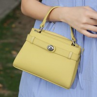 Sacs à main de luxe en cuir véritable ODM&OEM 2026, sac à bandoulière tendance pour femme avec un seul bouton