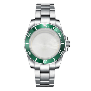 Piezas de Reloj con Movimiento NH35, Correa de Acero Inoxidable de 40 mm, Bisel de Cerámica, Compatible con ETA 2836/2813 Miyota <span class=keywords><strong>Serie</strong></span> 82 para Caja de Reloj - Product Image 1