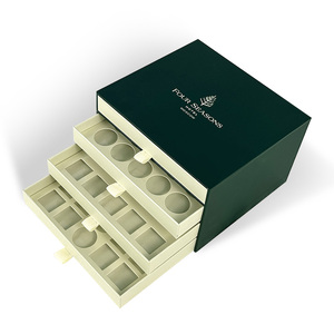 Recyclable Rigid Grey Board Matte Finish Sliding Drawer <b>Box</b> Packaging Premium <b>Gift</b> <b>Box</b> for Jewelry Custom Logo - Product Image 3