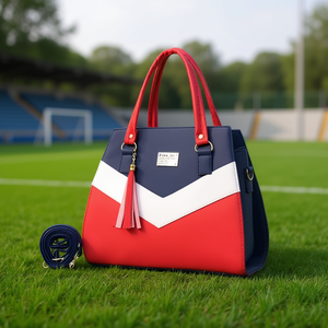 Bolso Fana Nadia para Ropa de Fútbol para Mujer Diseño Juvenil en Rojo/Azul - Product Image 2