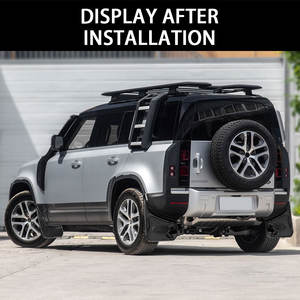 Accesorios exteriores de coche, guardabarros trasero delantero negro brillante, guardabarros para <span class=keywords><strong>Land</strong></span> <span class=keywords><strong>Rover</strong></span> <span class=keywords><strong>Defender</strong></span> 90 110 2020 2024 - Product Image 6