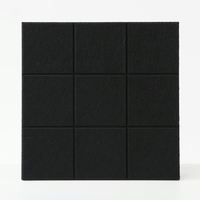 Panneau acoustique en fibre de polyester à fentes, panneau mural acoustique rainuré pour studio d'enregistrement et salle de réunion