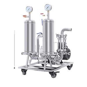 Système de filtration pour boissons, bière, alcool en acier inoxydable de qualité alimentaire pour Kavas, vodka, vin, cognac, brandy, double filtration - Product Image 1