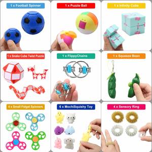 35pcs Personnalisé Multi-Fonction Crochet Fidget EDC Nouveauté Gag Jouets TDAH Focus Aid Mini Crochet Clicker pour Clés de Voiture Jouet - Product Image 5