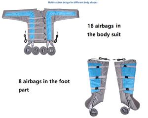Traje de Masaje de Senos con Compresión de Presoterapia de Aire para Adelgazamiento Corporal, Tratamiento de Drenaje Linfático para el Cuidado de la Salud y Desintoxicación Corporal Completa en Sauna - Product Image 6