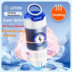 <strong>LETEN</strong> Heating Automatic Men's Masturbator With Phone Holder Pocket Pussy 6 Telescopic Speed Masturbate Cup Adult Sex Toy for Men - Product Image 4