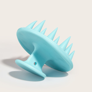 Cepillo de silicona para masaje del cuero cabelludo, herramienta suave para el cuidado del cabello, para aliviar la picazón y rascarse la cabeza con diseño de púas - Product Image 3