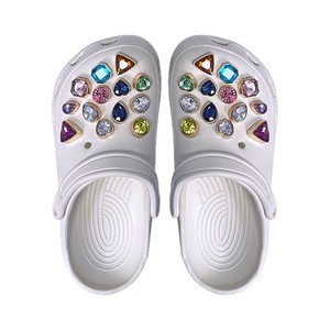 Charm per <span class=keywords><strong>Scarpe</strong></span> di Lusso con Taglio Diamantato, Decorazioni in Metallo e Cristallo per Clog, Accessori Personalizzati Fai-da-Te per Sandali da Donna alla Moda - Product Image 5