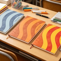 Carnet de notes A5 2027 à couleurs contrastées, pages intérieures épaisses, cadeau de bureau professionnel