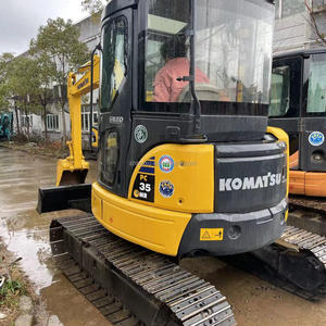 Kumatsu PC35mr Mini Excavadora Usada para Construcción Paisajismo Agricultura Obras Municipales - Product Image 2