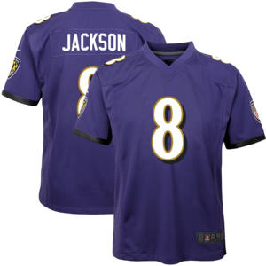 Jersey Lamar Jackson 8 REED 20 Jahitan VP Limited Jersey USA Football Game Player Jerseys Ungu Hitam - Product Image 4