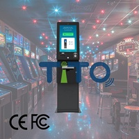 Kiosque de jeu de compétences sur pied avec distributeur de billets QR et distributeur de monnaie, machine de paiement en libre-service pour jeux de compétences Banilla