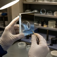 Miroir optique rond personnalisé en verre BK7 à haute réflexion avec revêtement diélectrique