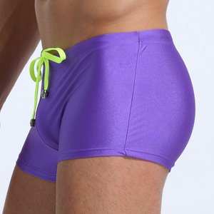 Della spiaggia di sesso maschile lace-up costume da bagno mutandine di seta riassunti degli uomini di estate di sport mutande della biancheria intima respirabile comodo - Product Image 2