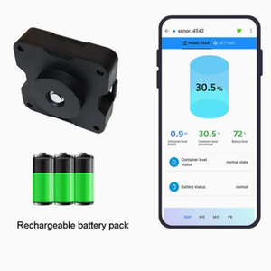 EPTTECH TLC2509-4G Intelligenter Sensor Drahtloser Berührungsloser <span class=keywords><strong>IOT</strong></span> Mülleimer Abfallbehälter Füllstandregler mit Cloud-Plattform & GPS - Product Image 2