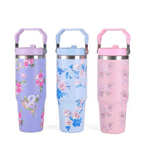 Même style, tasse de bureau isotherme portable de 30 oz à double paroi, en acier inoxydable, anti-fuite, maintien thermique 24h, avec poignée antidérapante - Product Image 4