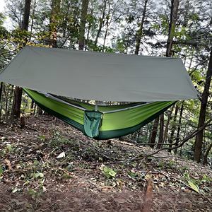 Tente de camping légère et portable pour 1-2 personnes, toutes saisons, avec bâche de protection contre la pluie, <span class=keywords><strong>moustiquaire</strong></span>, deux chambres, montage rapide et automatique - Product Image 3