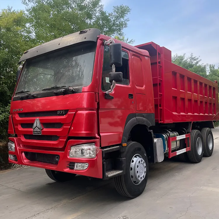 Sinotruck howo 371hp 6*4ティッパーダンプトラック小型LHD 18CMB