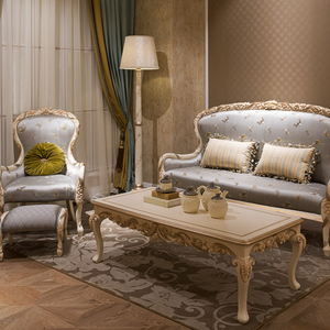 Francés elegante sala de estar hogar pintado a mano blanco muebles altos madera tallada pasillo <span class=keywords><strong>consola</strong></span> Mesa - Product Image 4