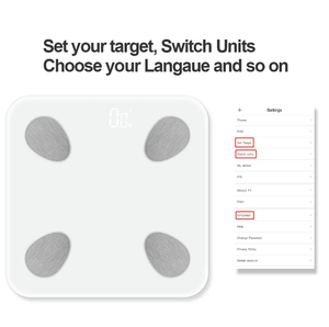 Beliebte Bluetooth Körperfett waage <span class=keywords><strong>Smart</strong></span> Scale15 Body <span class=keywords><strong>Index</strong></span> Daten Gesundheit Gehärtete <span class=keywords><strong>Smart</strong></span> Body <span class=keywords><strong>Scale</strong></span> für Menschen, die Kinder verwenden - Product Image 5