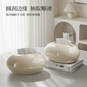Boîte de rangement de luxe en plastique double couche pour serviettes et mouchoirs, support organisateur en gros - Product Image 4