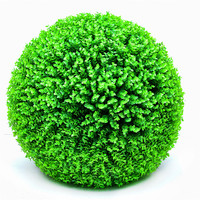 2 PCS 15.7 inch 4 Layers Artificial Plant Topiary Ball Faux Buis Boules Décoratives pour Jardin, Balcon, Jardin et Mariage