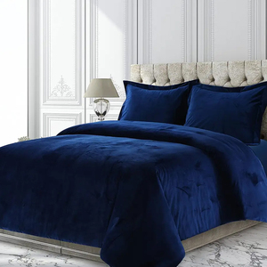 Ensemble de literie en velours sur mesure pour <span class=keywords><strong>lit</strong></span> king size, housse de couette d'hiver en gros - Product Image 6