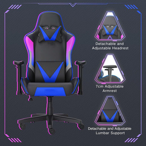 Échantillon Gratuit - Meilleure Offre - Chaise <span class=keywords><strong>de</strong></span> Gaming Ergonomique Inclinable et à Bascule pour Ordinateur, Chaise <span class=keywords><strong>de</strong></span> Bureau Gamer GT Racing, Silla Gaming - Product Image 1