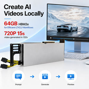 CMP 170HX 8G GPU Card Free CAP Mod Capacitor Modification Tested Support Unlock to 64GB HBM2e AI Computing Graphics Card - Product Image 3